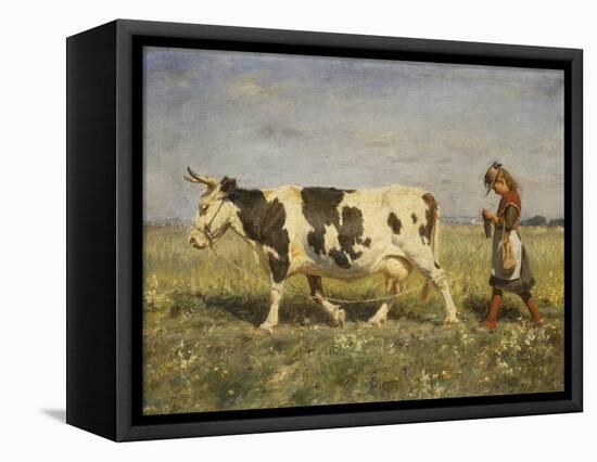 Off to Market, 1892-Michael Therkildsen-Framed Stretched Canvas