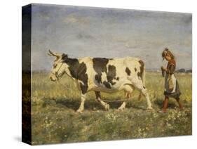 Off to Market-Hans Michael Therkildsen-Stretched Canvas