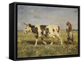 Off to Market-Hans Michael Therkildsen-Framed Stretched Canvas