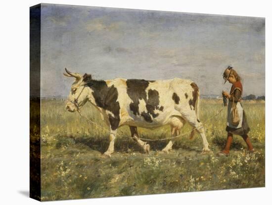 Off to Market-Hans Michael Therkildsen-Stretched Canvas