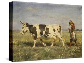 Off to Market-Hans Michael Therkildsen-Stretched Canvas