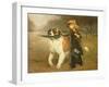 Off to School, 1883-Charles Burton-Framed Giclee Print