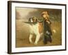 Off to School, 1883-Charles Burton-Framed Giclee Print