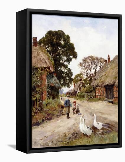 Off to School-Henry John Yeend King-Framed Stretched Canvas