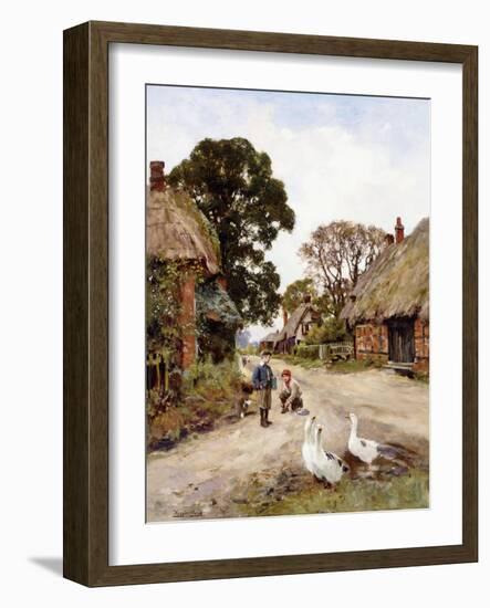 Off to School-Henry John Yeend King-Framed Giclee Print