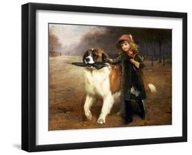 Off to School-Charles Burton Barber-Framed Giclee Print