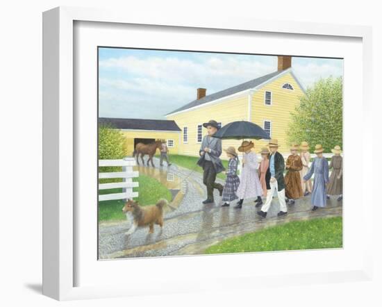 Off to School-Kevin Dodds-Framed Giclee Print