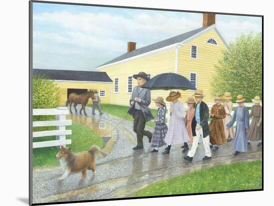 Off to School-Kevin Dodds-Mounted Giclee Print