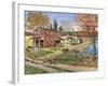 Off to School-Bob Fair-Framed Giclee Print