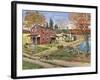 Off to School-Bob Fair-Framed Giclee Print