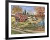 Off to School-Bob Fair-Framed Giclee Print