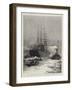 Off to the Antipodes, a P and O Steamer Going Down the Thames-William Lionel Wyllie-Framed Giclee Print