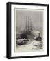 Off to the Antipodes, a P and O Steamer Going Down the Thames-William Lionel Wyllie-Framed Giclee Print