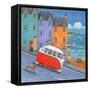 Off to the Beach-Peter Adderley-Framed Stretched Canvas