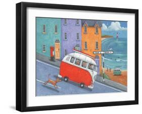 Off to the Beach-Peter Adderley-Framed Art Print