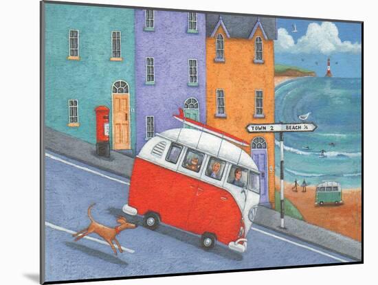 Off to the Beach-Peter Adderley-Mounted Art Print