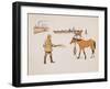 Off to the Chevril Factory, from 'The Leaguer of Ladysmith', 1900 (Colour Litho)-Captain Clive Dixon-Framed Giclee Print