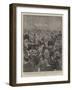 Off to the Front from Old England, the New South Wales Lancers Passing Through the City-William Hatherell-Framed Giclee Print