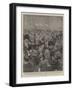 Off to the Front from Old England, the New South Wales Lancers Passing Through the City-William Hatherell-Framed Giclee Print