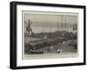 Off to the Front, the Manchester Regiment Entraining at Durban-null-Framed Giclee Print