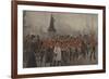 Off to the Front - Yorkshire Regiment, 1899-Maurice Henri Orange-Framed Giclee Print