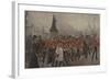 Off to the Front - Yorkshire Regiment, 1899-Maurice Henri Orange-Framed Giclee Print