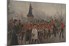 Off to the Front - Yorkshire Regiment, 1899-Maurice Henri Orange-Mounted Giclee Print