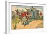 'Off to the Gold-Fields', 1912-Charles Robinson-Framed Giclee Print