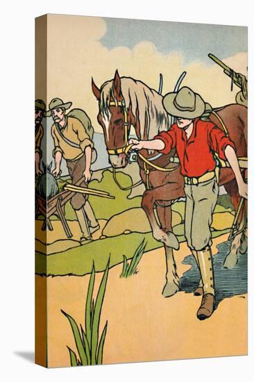 'Off to the Gold-Fields', 1912-Charles Robinson-Stretched Canvas