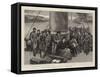 Off to the Highlands on the Oban Boat-John Evan Hodgson-Framed Stretched Canvas