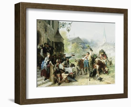 Off to the Mountains-Peter Baumgartner-Framed Giclee Print