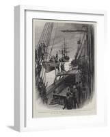 Off to the North Pole, a Last Farewell-Charles William Wyllie-Framed Giclee Print