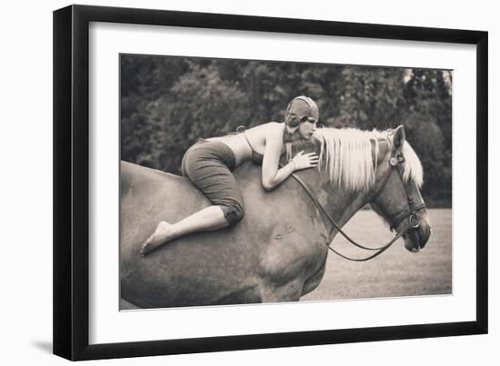 Off To The Races-null-Framed Giclee Print