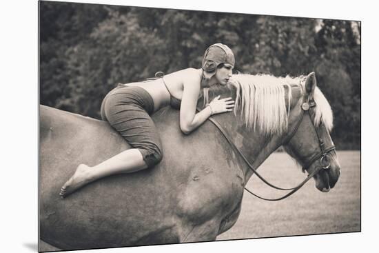 Off To The Races-null-Mounted Giclee Print