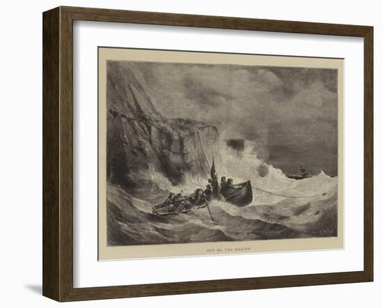 Off to the Rescue-Walter William May-Framed Giclee Print