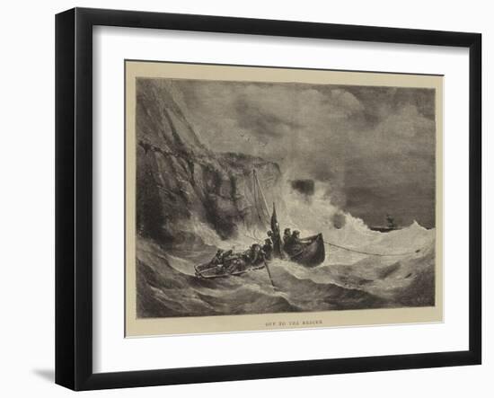 Off to the Rescue-Walter William May-Framed Giclee Print