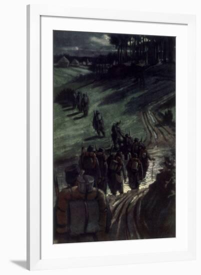 Off to the Trenches, 1915-Michel-Framed Giclee Print