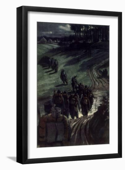 Off to the Trenches, 1915-Michel-Framed Giclee Print