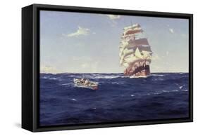 Off Valparaiso-Thomas J. Somerscales-Framed Stretched Canvas