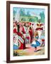 'Off with her head! Alice and her Red Queen', c1910-John Tenniel-Framed Giclee Print