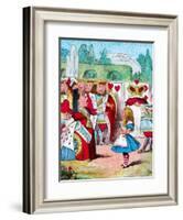 'Off with her head! Alice and her Red Queen', c1910-John Tenniel-Framed Giclee Print