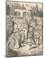 'Off with her head! Alice and the Red Queen', 1889-John Tenniel-Mounted Giclee Print