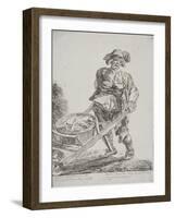 Offal Seller, Cries of London, 1760-Paul Sandby-Framed Giclee Print