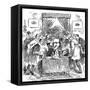 Offenbach, Cartoon-null-Framed Stretched Canvas