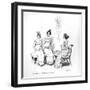 Offended two or three young ladies', the Bingley sisters from 'Pride and Prejudice' by Jane Austen-null-Framed Giclee Print