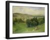 Offenes Tal (Landschaft)-Hans Thoma-Framed Giclee Print