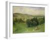 Offenes Tal (Landschaft)-Hans Thoma-Framed Giclee Print