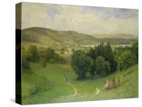 Offenes Tal (Landschaft)-Hans Thoma-Stretched Canvas