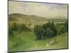Offenes Tal (Landschaft)-Hans Thoma-Mounted Giclee Print