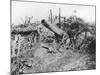 Offensive on the Somme, Abandoned German 150 Guns-null-Mounted Photographic Print